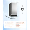 image:imageVEVOR Undercounter Builtin Ice Maker 50 LbsDay Under Counter Ice Maker Machine with Drain Pump Reversible Door Stainless Steel Freestanding Ice Maker for Commercial Home Kitchen