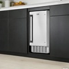 image:imageVEVOR Undercounter Builtin Ice Maker 66 LbsDay Under Counter Nugget Ice Maker Machine with Reversible Door Stainless Steel Freestanding Ice Maker for Commercial Home Kitchen Electric Drainage