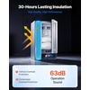 image:imageVEVOR Undercounter Builtin Ice Maker 66 LbsDay Under Counter Nugget Ice Maker Machine with Reversible Door Stainless Steel Freestanding Ice Maker for Commercial Home Kitchen Electric Drainage