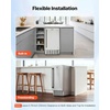 image:imageVEVOR Undercounter Builtin Ice Maker 66 LbsDay Under Counter Nugget Ice Maker Machine with Reversible Door Stainless Steel Freestanding Ice Maker for Commercial Home Kitchen Electric Drainage
