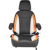 image:imageVEVOR Universal Forklift Seat Tractor Seat with Adjustable Back Armrest Headrest amp Safety Belt Secure Tractor Seat with Micro Switch Ergonomic Lawnmower Seat for Skid Loader Bulldozer