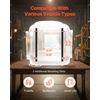 image:imageVEVOR Universal Forklift Seat Tractor Seat with Armrest amp Adjustable Backrest Shock Absorption Secure Micro Switch HighResilience PVC Mower Seat for Tractor Excavator Skid LoaderSuspension Seat