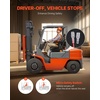 image:imageVEVOR Universal Forklift Seat Tractor Seat with Armrest amp Adjustable Backrest Shock Absorption Secure Micro Switch HighResilience PVC Mower Seat for Tractor Excavator Skid LoaderSuspension Seat