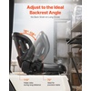 image:imageVEVOR Universal Forklift SeatTractor Seat with Micro Switch PVC Mower Seat wSeat Belt for fits Toyota Forklift AftermarketTractorSkid LoaderExcavatorDozerBackhoeTelehandlerUTVATV