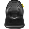 image:imageVEVOR Universal Lawn Tractor Seat Replacement Compact High Back Mower Seat Black Vinyl Forklift Seat Central Drain Hole Skid Steer Seat with Mounting Bolt Patterns of 8 x 115 amp 1125 x 1151Pc Black