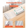 image:imageVEVOR Vacuum Sealer Bags 2 Rolls 11 In x 50 Ft NonBPA Food Grade Seal A Meal Bags Customizable Freezerfriendly Vac Sealing Bag for Food Saver Food Storage Vacuum Bags for Meal Prep or Sous Vide2 Rolls