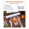 image:imageVEVOR Vacuum Sealer Bags 2 Rolls 11 In x 50 Ft NonBPA Food Grade Seal A Meal Bags Customizable Freezerfriendly Vac Sealing Bag for Food Saver Food Storage Vacuum Bags for Meal Prep or Sous Vide200 PCS 812inch