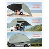 image:imageVEVOR Vehicle Awning 66x82 Roof Rack PullOut Sun Shade UV50 PU3000mm Retractable Weatherproof 4x4 Side Awning for SUV Outdoor Camping amp Overland Hardware Included wWaterproof Storage BagArmyGreen 10X7ft Car Awning