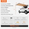 image:imageVEVOR Vehicle Awning 66x82 Roof Rack PullOut Sun Shade UV50 PU3000mm Retractable Weatherproof 4x4 Side Awning for SUV Outdoor Camping amp Overland Hardware Included wWaterproof Storage BagKhaki 66X82ft Car Awning