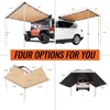 image:imageVEVOR Vehicle Awning 66x82 Roof Rack PullOut Sun Shade UV50 PU3000mm Retractable Weatherproof 4x4 Side Awning for SUV Outdoor Camping amp Overland Hardware Included wWaterproof Storage BagKhaki 46X66ft Car Awning