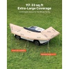 image:imageVEVOR Vehicle Awning 66x82 Roof Rack PullOut Sun Shade UV50 PU3000mm Retractable Weatherproof 4x4 Side Awning for SUV Outdoor Camping amp Overland Hardware Included wWaterproof Storage BagKhaki 270 18764ft Car Awning with LED