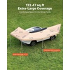 image:imageVEVOR Vehicle Awning 66x82 Roof Rack PullOut Sun Shade UV50 PU3000mm Retractable Weatherproof 4x4 Side Awning for SUV Outdoor Camping amp Overland Hardware Included wWaterproof Storage BagKhaki 270 2067ft Car Awning
