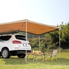 image:imageVEVOR Vehicle Awning 66x82 Roof Rack PullOut Sun Shade UV50 PU3000mm Retractable Weatherproof 4x4 Side Awning for SUV Outdoor Camping amp Overland Hardware Included wWaterproof Storage BagKhaki 270 15482ft Car Awning