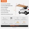 image:imageVEVOR Vehicle Awning 66x82 Roof Rack PullOut Sun Shade UV50 PU3000mm Retractable Weatherproof 4x4 Side Awning for SUV Outdoor Camping amp Overland Hardware Included wWaterproof Storage BagKhaki 46X66ft Car Awning