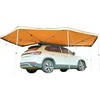 image:imageVEVOR Vehicle Awning 66x82 Roof Rack PullOut Sun Shade UV50 PU3000mm Retractable Weatherproof 4x4 Side Awning for SUV Outdoor Camping amp Overland Hardware Included wWaterproof Storage BagKhaki 270 2067ft Car Awning