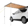 image:imageVEVOR Vehicle Awning 66x82 Roof Rack PullOut Sun Shade UV50 PU3000mm Retractable Weatherproof 4x4 Side Awning for SUV Outdoor Camping amp Overland Hardware Included wWaterproof Storage BagKhaki 46X66ft Car Awning