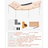 image:imageVEVOR Vehicle Awning 66x82 Roof Rack PullOut Sun Shade UV50 PU3000mm Retractable Weatherproof 4x4 Side Awning for SUV Outdoor Camping amp Overland Hardware Included wWaterproof Storage BagKhaki 270 2067ft Car Awning