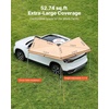 image:imageVEVOR Vehicle Awning 66x82 Roof Rack PullOut Sun Shade UV50 PU3000mm Retractable Weatherproof 4x4 Side Awning for SUV Outdoor Camping amp Overland Hardware Included wWaterproof Storage BagKhaki 270 10553ft Car Awning