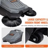 image:imageVEVOR WalkBehind Hand Push Floor Sweeper 256 Sweeping Width Floor Sweeper Manual NonElectric 5Gallon Waste Container Angle amp Height Adjustable Folding Handle for Walkway Yard Garage PatioGray  Black