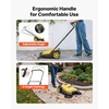 image:imageVEVOR WalkBehind Hand Push Floor Sweeper 256 Sweeping Width Floor Sweeper Manual NonElectric 5Gallon Waste Container Angle amp Height Adjustable Folding Handle for Walkway Yard Garage PatioYellow