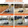 image:imageVEVOR WalkBehind Hand Push Floor Sweeper 256 Sweeping Width Floor Sweeper Manual NonElectric 5Gallon Waste Container Angle amp Height Adjustable Folding Handle for Walkway Yard Garage PatioGray  Black