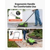 image:imageVEVOR WalkBehind Hand Push Floor Sweeper 256 Sweeping Width Floor Sweeper Manual NonElectric 5Gallon Waste Container Angle amp Height Adjustable Folding Handle for Walkway Yard Garage PatioGreen