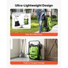 image:imageVEVOR WalkBehind Hand Push Floor Sweeper 256 Sweeping Width Floor Sweeper Manual NonElectric 5Gallon Waste Container Angle amp Height Adjustable Folding Handle for Walkway Yard Garage PatioGreen