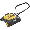 image:imageVEVOR WalkBehind Hand Push Floor Sweeper 256 Sweeping Width Floor Sweeper Manual NonElectric 5Gallon Waste Container Angle amp Height Adjustable Folding Handle for Walkway Yard Garage PatioYellow