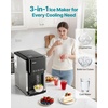 image:imageVEVOR Water Dispenser with Ice Maker 3in1 Countertop Water Dispenser 35 LBS24H 12 Cubes7 Min Fast Ice Making with 4 LBS Storage BulletCrushed ICES amp ColdWater for Home Kitchen PartyCountertop35 LBS24H