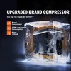 image:imageVEVOR Water Dispenser with Ice Maker 3in1 Countertop Water Dispenser 35 LBS24H 12 Cubes7 Min Fast Ice Making with 4 LBS Storage BulletCrushed ICES amp ColdWater for Home Kitchen Party26lbs24H