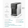 image:imageVEVOR Water Dispenser with Ice Maker 3in1 Countertop Water Dispenser 35 LBS24H 12 Cubes7 Min Fast Ice Making with 4 LBS Storage BulletCrushed ICES amp ColdWater for Home Kitchen PartyCountertop35 LBS24H