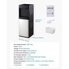 image:imageVEVOR Water Dispenser with Ice Maker 3in1 Countertop Water Dispenser 35 LBS24H 12 Cubes7 Min Fast Ice Making with 4 LBS Storage BulletCrushed ICES amp ColdWater for Home Kitchen Party33 LBS24HFloorStanding