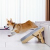 image:imageVEVOR Wood Pet Stairs 5Step Dog Stairs for Beds Sofa amp Cars 150lbs Load Capacity Floded Flat Design Stable amp Sturdy Cat amp Dog Step Ladder for Small Medium Large Older Pet Puppy EssentialsNatural