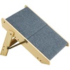 image:imageVEVOR Wood Pet Stairs 5Step Dog Stairs for Beds Sofa amp Cars 150lbs Load Capacity Floded Flat Design Stable amp Sturdy Cat amp Dog Step Ladder for Small Medium Large Older Pet Puppy EssentialsNatural