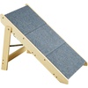 image:imageVEVOR Wood Pet Stairs 5Step Dog Stairs for Beds Sofa amp Cars 150lbs Load Capacity Floded Flat Design Stable amp Sturdy Cat amp Dog Step Ladder for Small Medium Large Older Pet Puppy EssentialsNatural