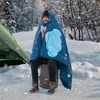 image:imageVEVOR Wool Camping Blanket Large Warm Stadium Blanket Flame Retardant Great for Outdoors Picnics Hiking Sports Events Travel Car amp Bushcraft Survival Kits 64 x 88 Striped Throw BlanketPrinted