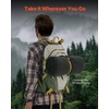 image:imageVEVOR Wool Camping Blanket Large Warm Stadium Blanket Flame Retardant Great for Outdoors Picnics Hiking Sports Events Travel Car amp Bushcraft Survival Kits 64 x 88 Striped Throw BlanketArmy Green