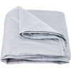image:imageVEVOR Wool Camping Blanket Large Warm Stadium Blanket Flame Retardant Great for Outdoors Picnics Hiking Sports Events Travel Car amp Bushcraft Survival Kits 64 x 88 Striped Throw BlanketLight Grey