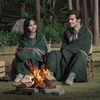 image:imageVEVOR Wool Camping Blanket Large Warm Stadium Blanket Flame Retardant Great for Outdoors Picnics Hiking Sports Events Travel Car amp Bushcraft Survival Kits 64 x 88 Striped Throw BlanketArmy Green