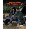 image:imageVEVOR Wool Camping Blanket Large Warm Stadium Blanket Flame Retardant Great for Outdoors Picnics Hiking Sports Events Travel Car amp Bushcraft Survival Kits 64 x 88 Striped Throw BlanketTexture Multicolor