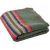 image:imageVEVOR Wool Camping Blanket Large Warm Stadium Blanket Flame Retardant Great for Outdoors Picnics Hiking Sports Events Travel Car amp Bushcraft Survival Kits 64 x 88 Striped Throw BlanketTexture Multicolor