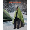 image:imageVEVOR Wool Camping Blanket Large Warm Stadium Blanket Flame Retardant Great for Outdoors Picnics Hiking Sports Events Travel Car amp Bushcraft Survival Kits 64 x 88 Striped Throw BlanketBicolor