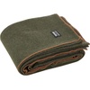 image:imageVEVOR Wool Camping Blanket Large Warm Stadium Blanket Flame Retardant Great for Outdoors Picnics Hiking Sports Events Travel Car amp Bushcraft Survival Kits 64 x 88 Striped Throw BlanketArmy Green
