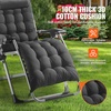 image:imageVEVOR Zero Gravity Chair 26 inch Zero Gravity Recliner Lounge Chair for Indoor and Outdoor Adjustable Anti Gravity Chair with Cushion Headrest Footrest and Cupholder 500 lbs BlackBlack