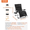 image:imageVEVOR Zero Gravity Chair 26 inch Zero Gravity Recliner Lounge Chair for Indoor and Outdoor Adjustable Anti Gravity Chair with Cushion Headrest Footrest and Cupholder 500 lbs BlackBlack