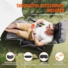image:imageVEVOR Zero Gravity Chair 26 inch Zero Gravity Recliner Lounge Chair for Indoor and Outdoor Adjustable Anti Gravity Chair with Cushion Headrest Footrest and Cupholder 500 lbs BlackGrey