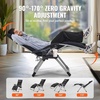 image:imageVEVOR Zero Gravity Chair 26 inch Zero Gravity Recliner Lounge Chair for Indoor and Outdoor Adjustable Anti Gravity Chair with Cushion Headrest Footrest and Cupholder 500 lbs BlackBlack