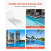 image:imageVEVOR inPool Lounge Chairs Set of 2 Chaise Lounger Inside Lounge Chairs for up to 5 Water Depths Fixed in Pools amp Floating on Water Suitable for All Pool Types Poolside amp Sun Deck Tanning