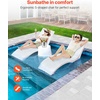 image:imageVEVOR inPool Lounge Chairs Set of 2 Chaise Lounger Inside Lounge Chairs for up to 5 Water Depths Fixed in Pools amp Floating on Water Suitable for All Pool Types Poolside amp Sun Deck Tanning