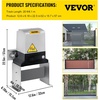 image:imageVevor Automatic Sliding Gate Opener 1400LBS with 2 Remote Controls Gate Operator Hardware Kit for Security Move Speed 43ft Per Min Electric Rolling Driveway Slide Gate MotorSilver